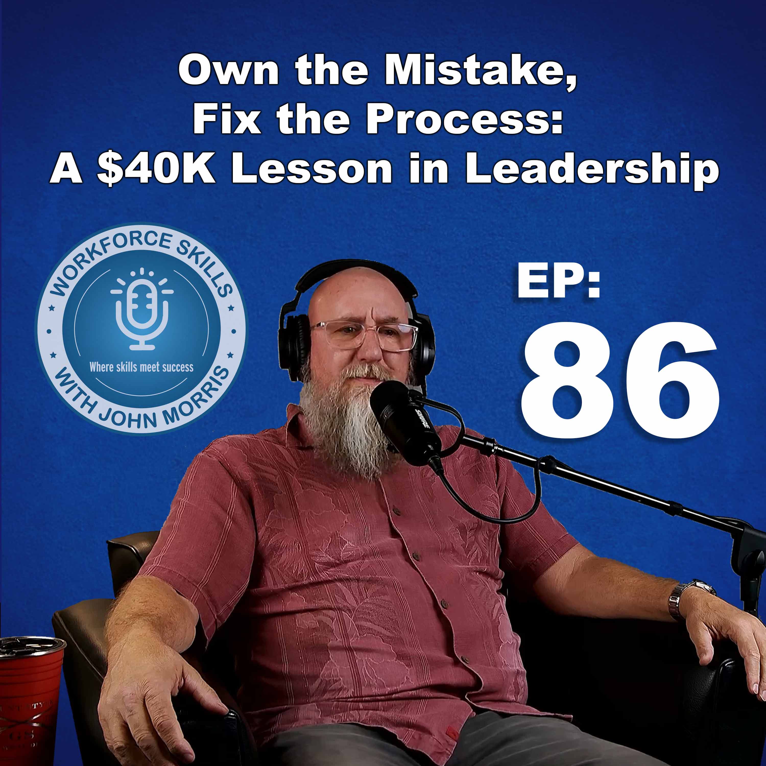 Episode 86: Own the Mistake, Fix the Process: A $40K Lesson in Leadership episode artwork